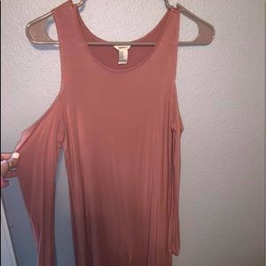 Cold shoulder dress
